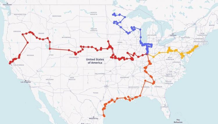 Peregrinación Eucarística recorre los Estados Unidos