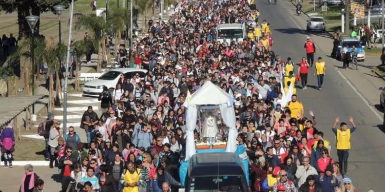 Peregrinación Rosario-San Lorenzo y un pedido por las vocaciones