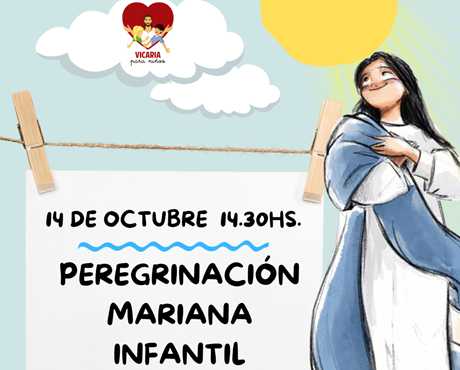 Peregrinaciones Marianas Infantiles: los niños salen a compartir sus 'tesoros'