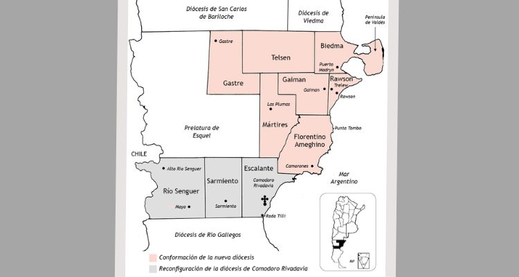 Rawson, nueva diócesis en la Argentina