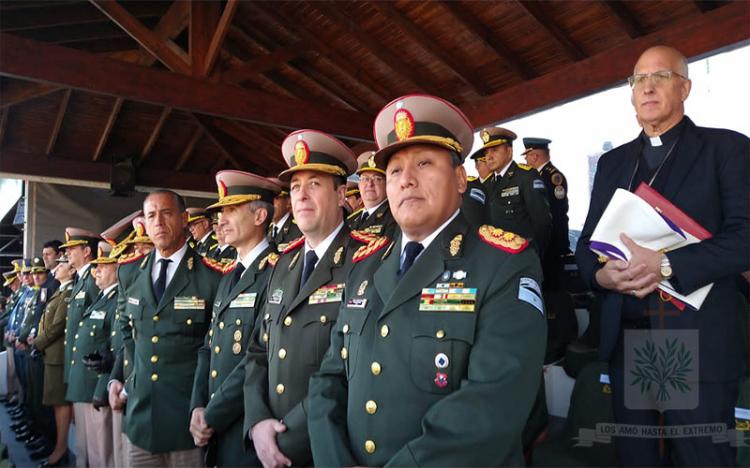 Invocación religiosa por el 85° aniversario de la Gendarmería Nacional