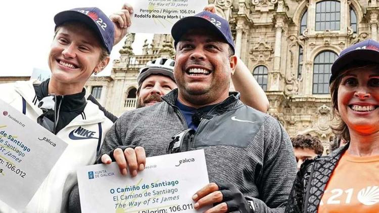 Ronaldo completó el Camino de Santiago en cumplimiento de una promesa