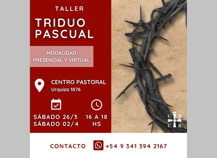 Rosario: dictan un taller sobre el Triduo Pascual