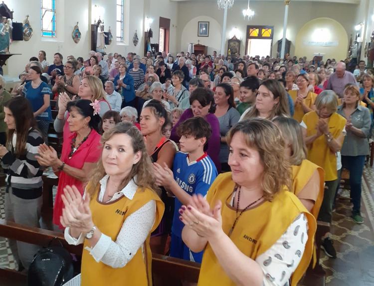 Santa Rosa vivió un fin de semana de peregrinaciones