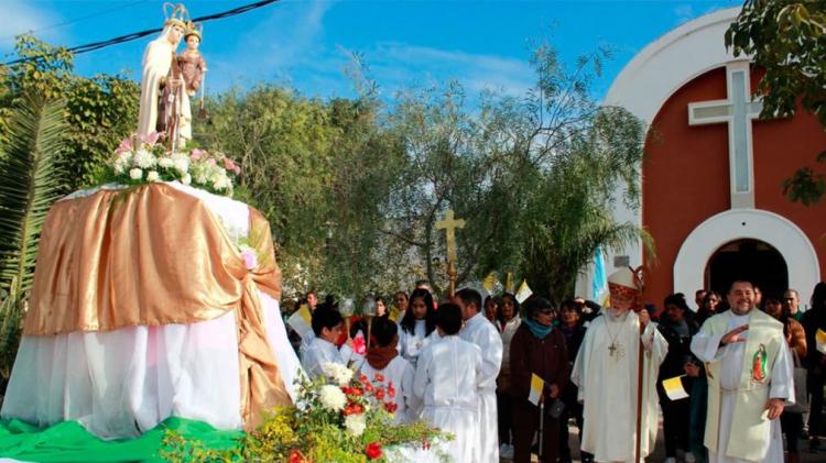 Santiago del Estero: fiesta patronal de la Virgen del Carmen en Pinto y en el barrio Río Dulce