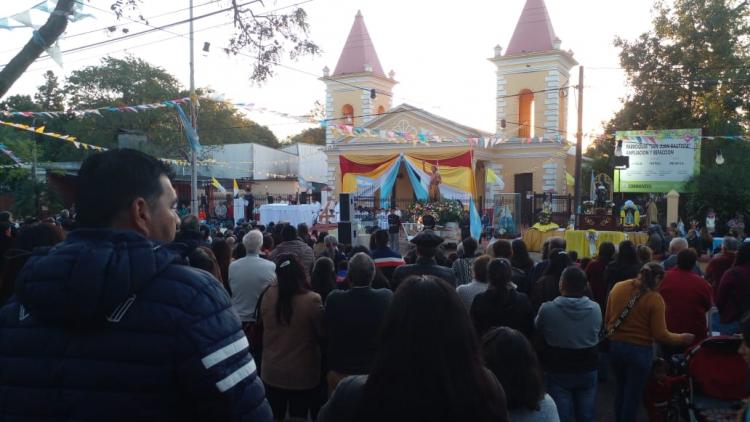 Santo Tomé: la feligresía de Ituzaingó renovó su devoción a san Juan Bautista