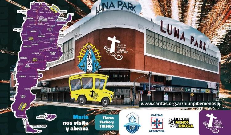 Los Hogares de Cristo llegan al Luna Park para iniciar su peregrinación nacional