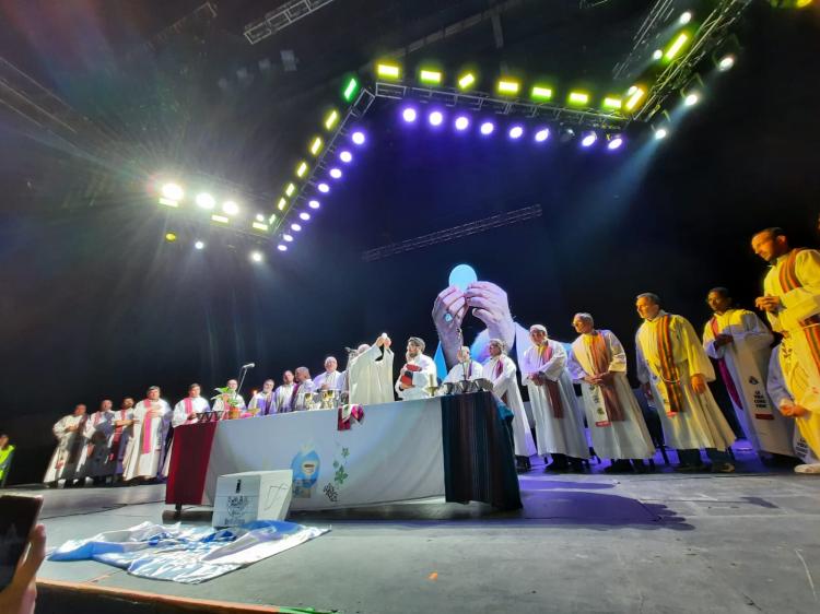 Los Hogares de Cristo comenzaron su peregrinación nacional en el Luna Park