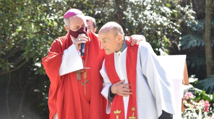 Último adiós al presbítero Miguel Mangini, director espiritual del Seminario