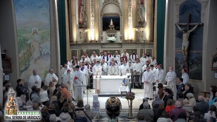 Último adiós en San Isidro al padre Lagazio, pastor de amor, humildad y servicio