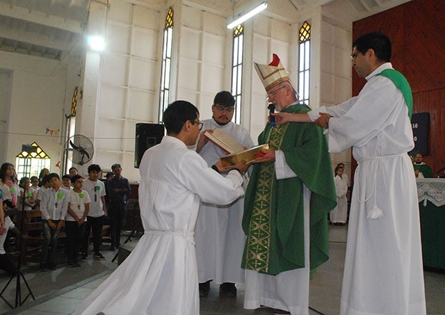 Un seminarista santiagueño recibió el ministerio del lectorado