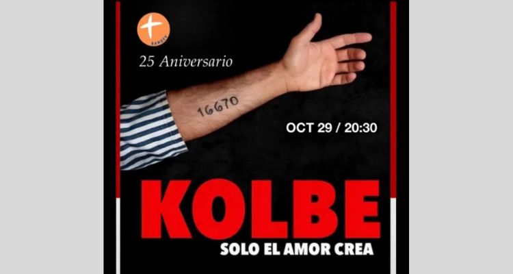 Única función de 'Kolbe', el musical sobre el mártir polaco, en el Teatro Avenida