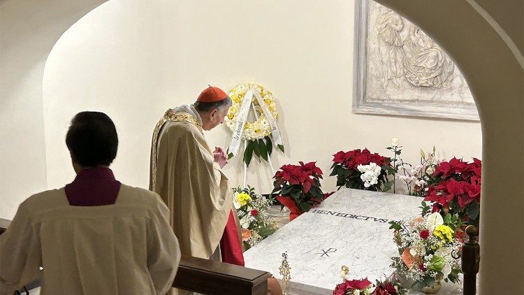 Vaticano: misa en memoria de Benedicto XVI a dos años de su fallecimiento